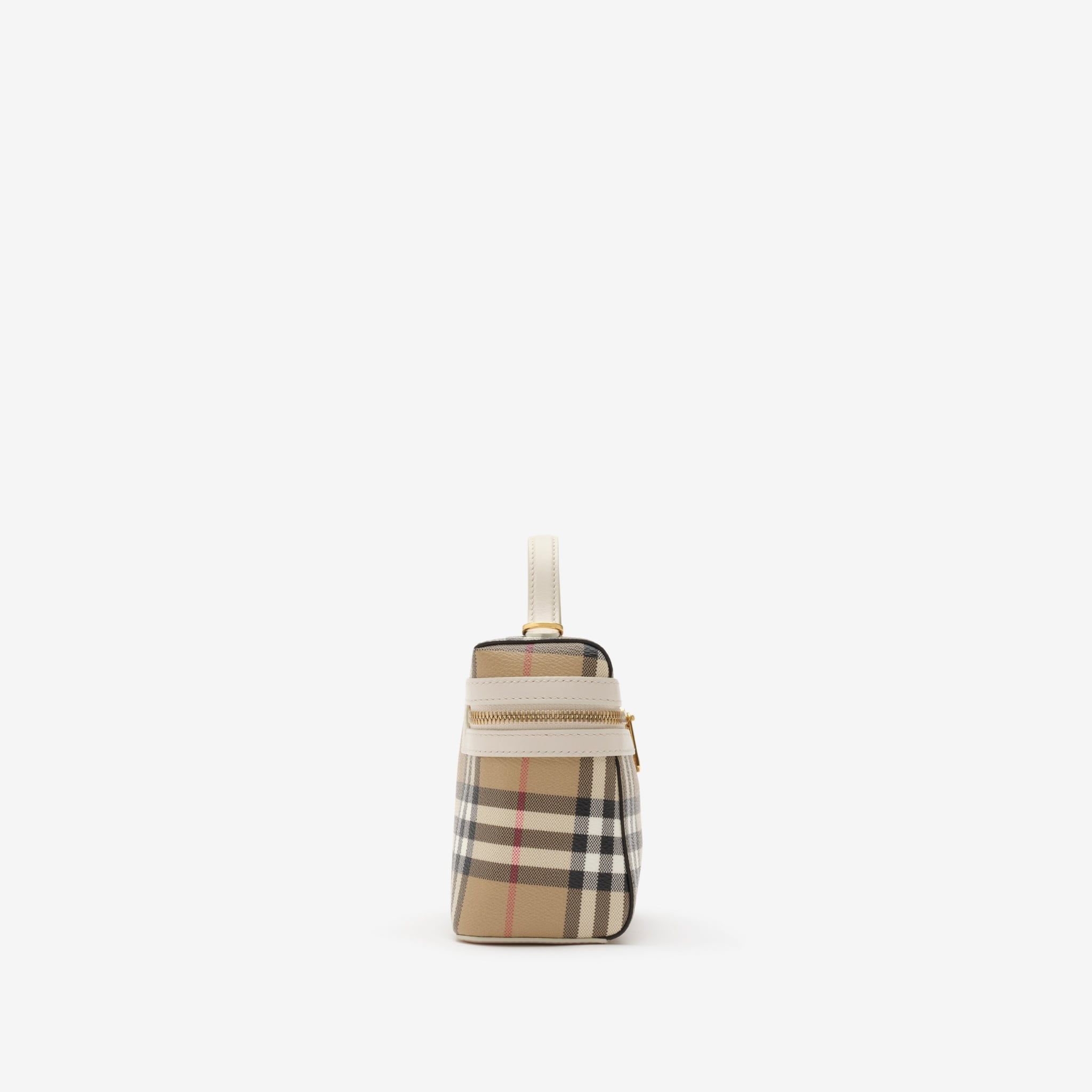  Túi Nữ Burberry Check Vanity Bag​ 'Beige' 