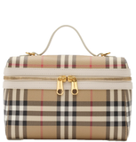  Túi Nữ Burberry Check Vanity Bag​ 'Beige' 