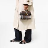  Túi Nữ Burberry Check Vanity Bag 'Brown' 
