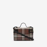  Túi Nữ Burberry Check Vanity Bag 'Brown' 