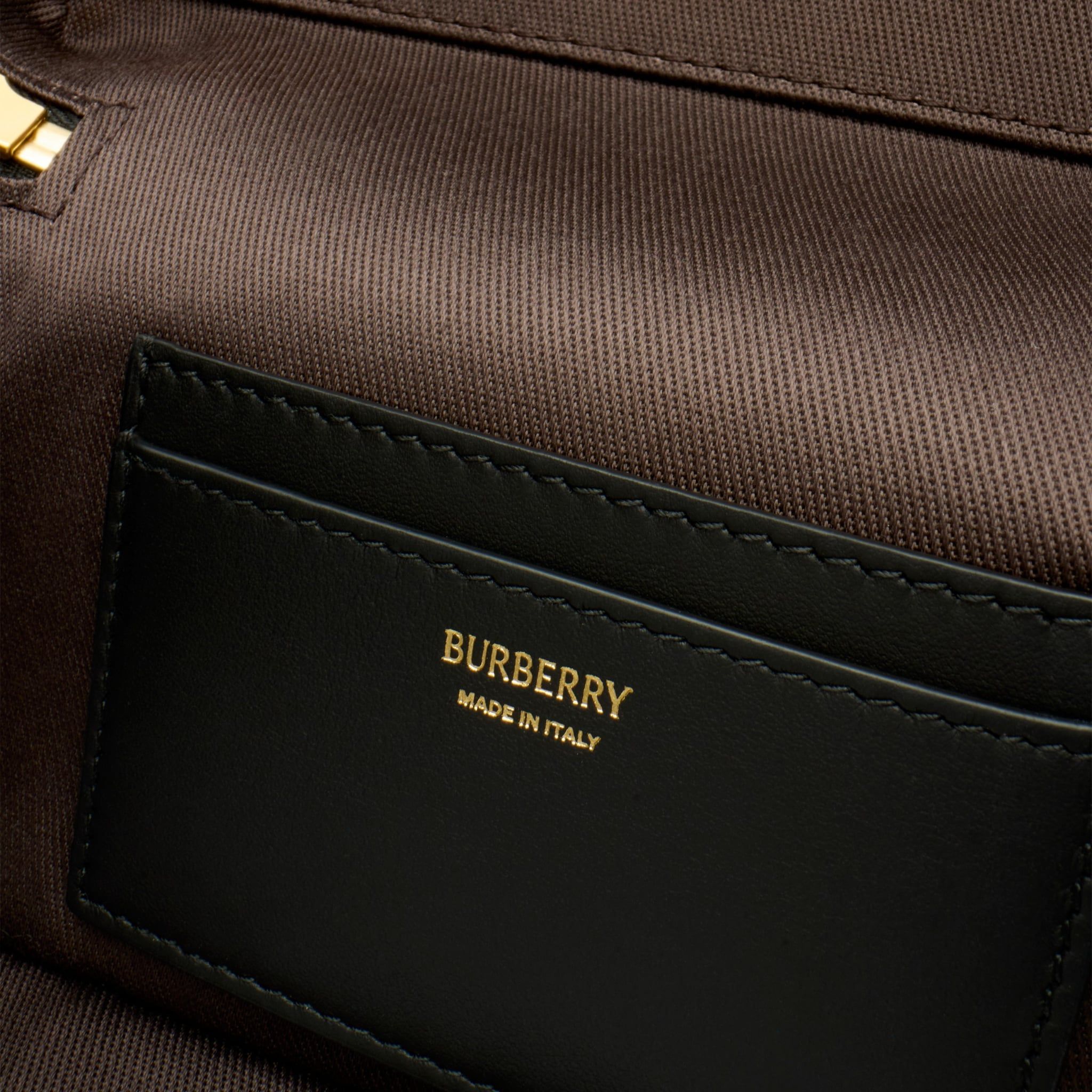  Túi Nữ Burberry Check Vanity Bag 'Brown' 