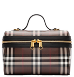  Túi Nữ Burberry Check Vanity Bag 'Brown' 