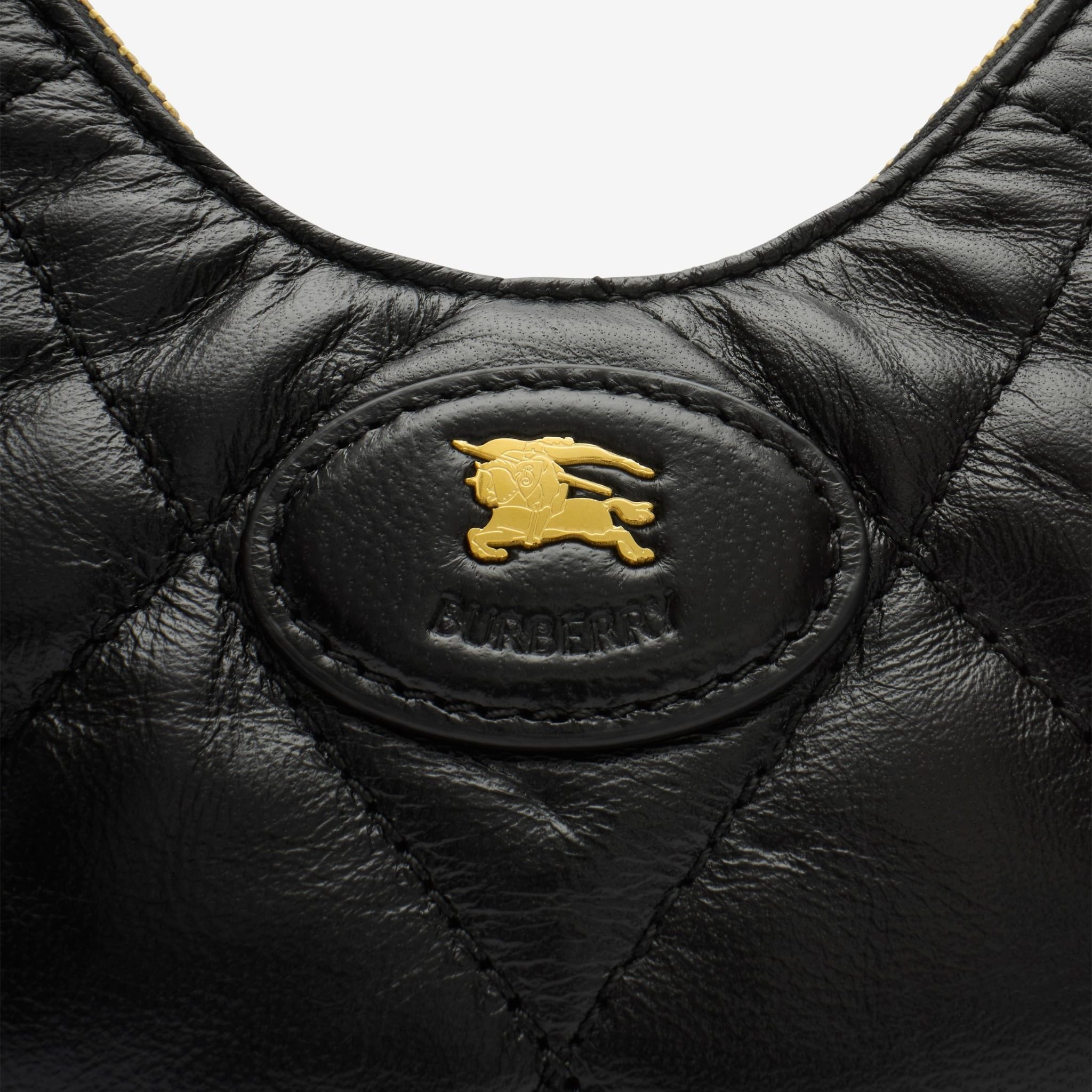  Túi Nữ Burberry Horseshoe Chain Bag 'Black' 