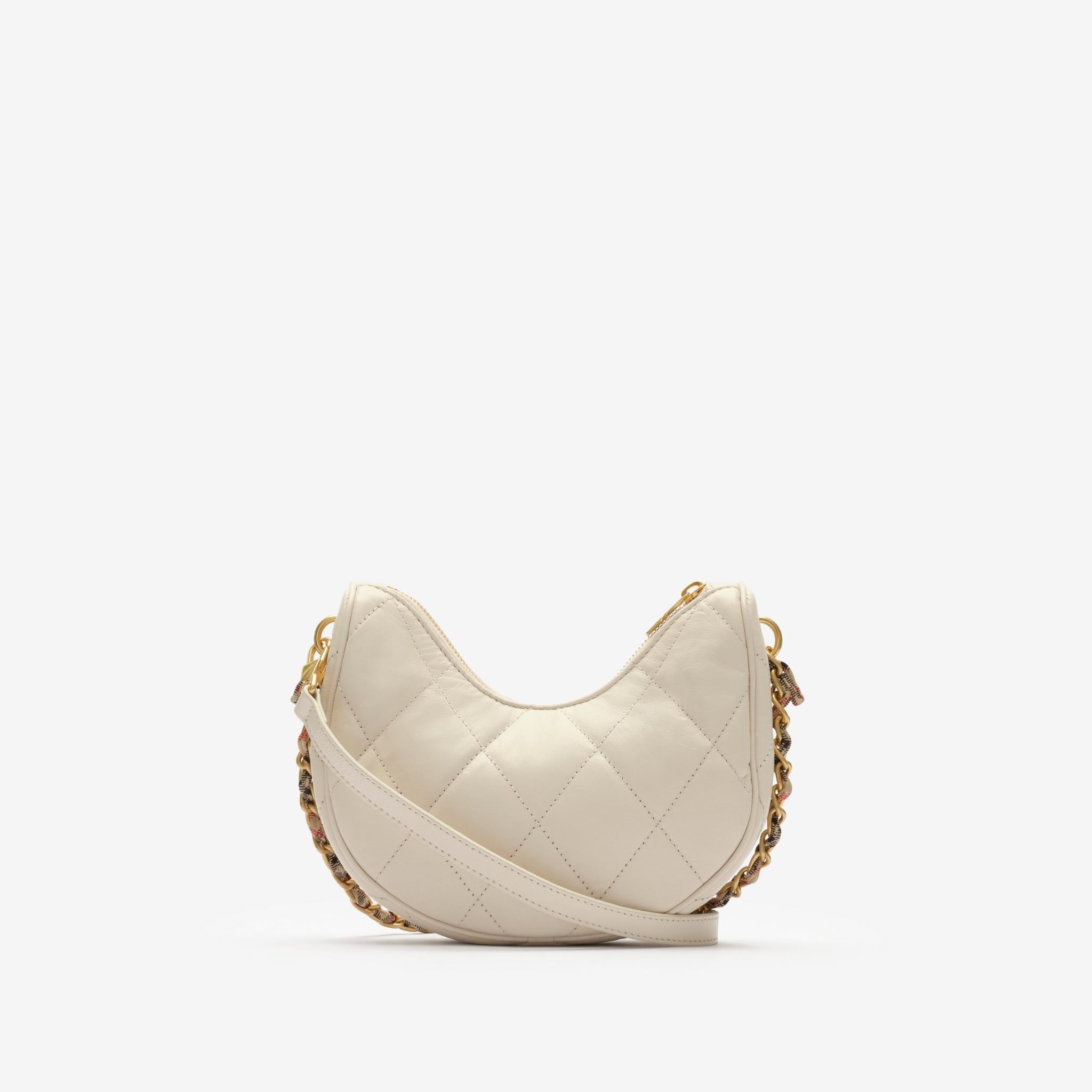  Túi Nữ Burberry Horseshoe Chain Bag 'Soap Beige' 