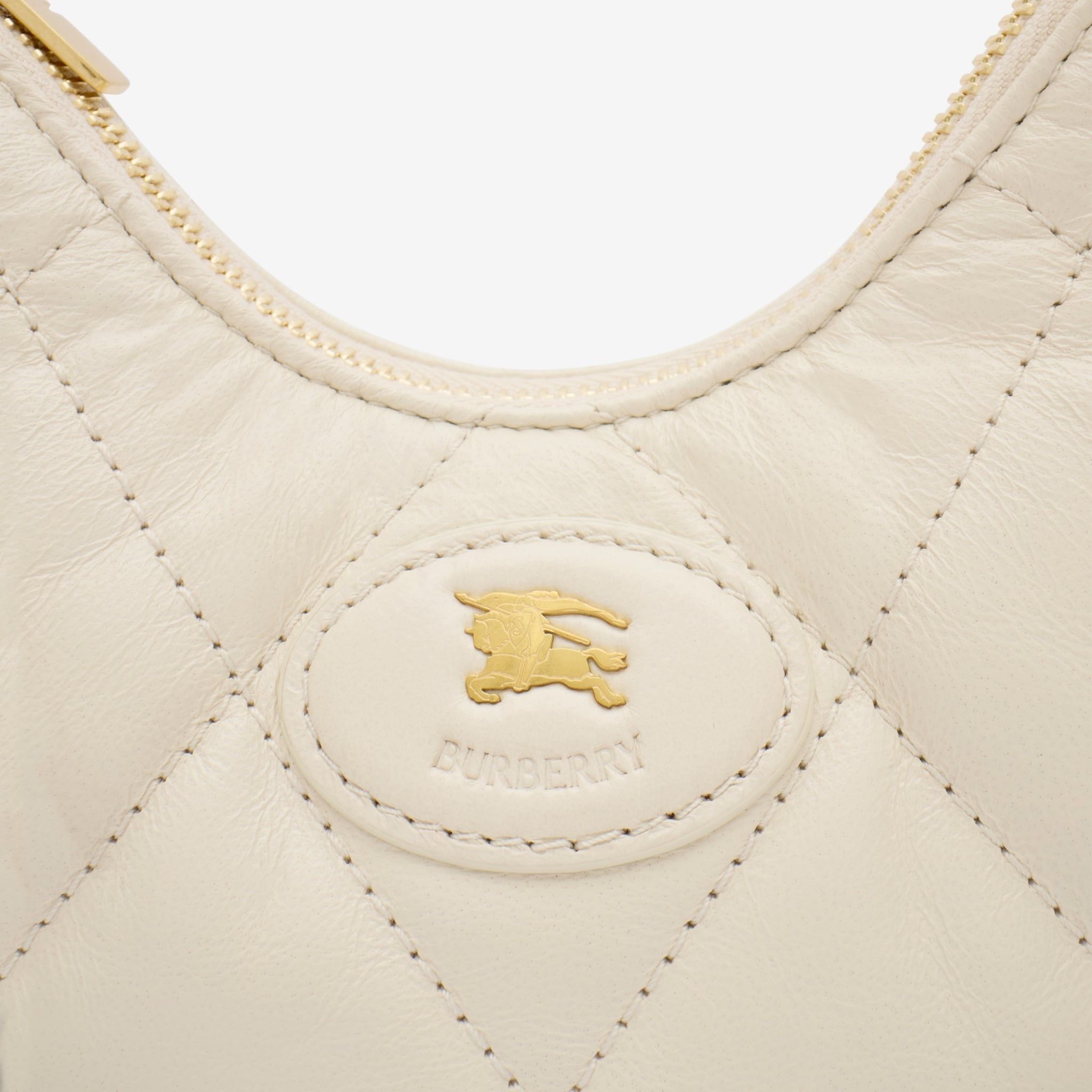  Túi Nữ Burberry Horseshoe Chain Bag 'Soap Beige' 