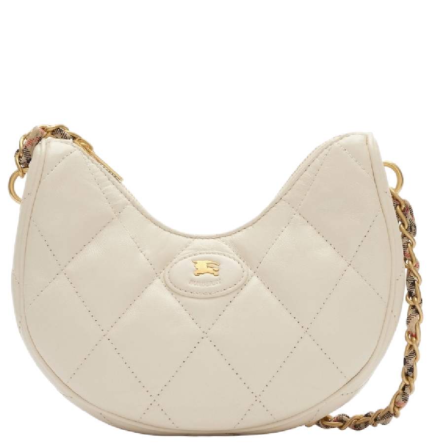  Túi Nữ Burberry Horseshoe Chain Bag 'Soap Beige' 
