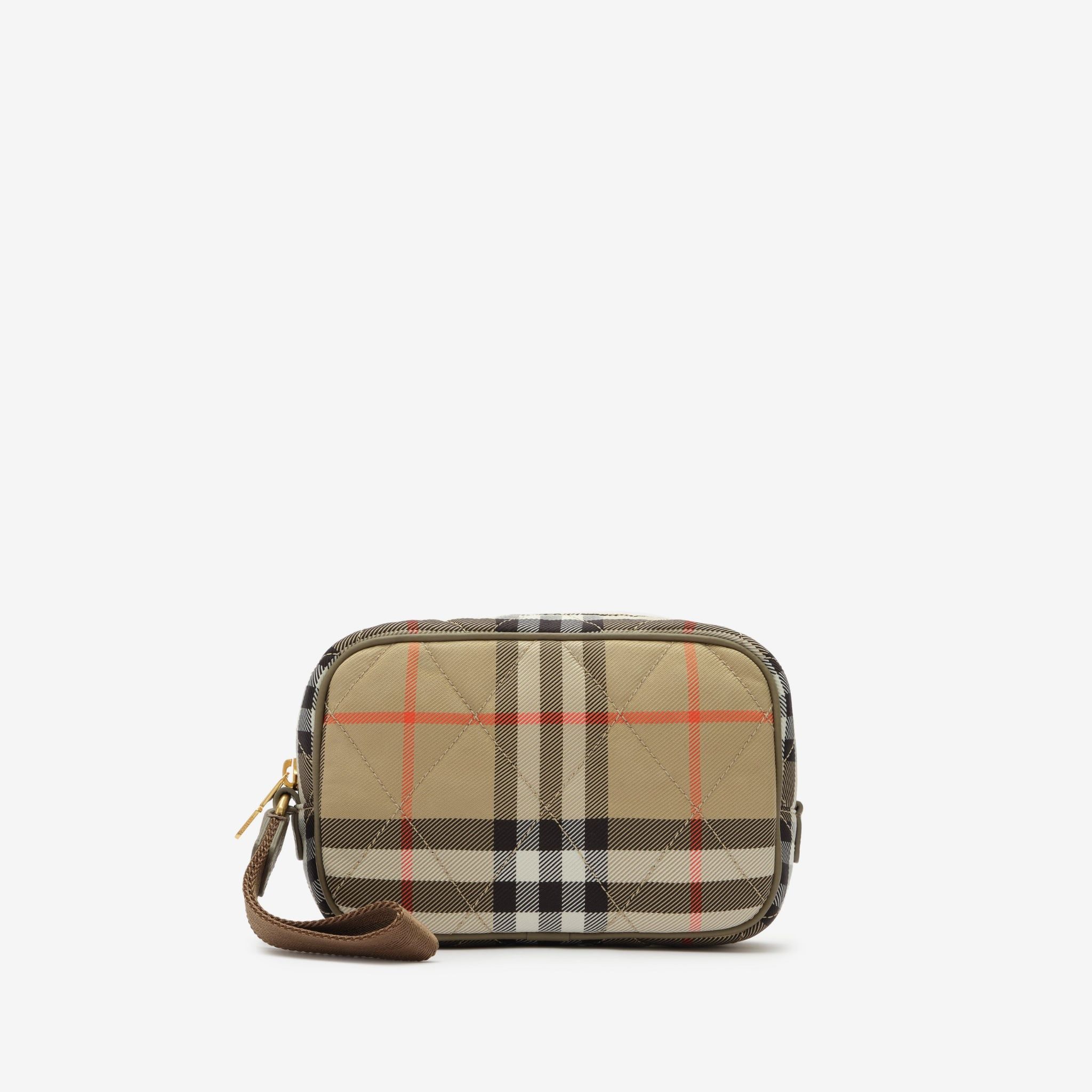 Túi Nữ Burberry Horseshoe Pouch 'Beige' 
