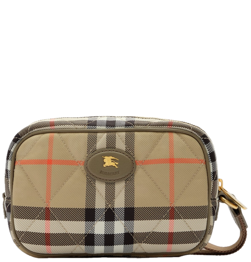 Túi Nữ Burberry Horseshoe Pouch 'Beige' 