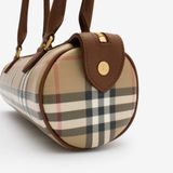 Túi Nữ Burberry Mini Check Barrel Bag 'Beige' 