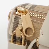  Túi Nữ Burberry Mini Check Bowling Bag 'Beige' 