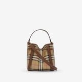  Túi Nữ Burberry Mini Check Bucket Bag 'Beige' 