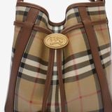  Túi Nữ Burberry Mini Check Bucket Bag 'Beige' 
