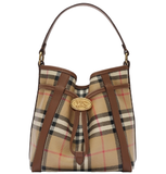  Túi Nữ Burberry Mini Check Bucket Bag 'Beige' 