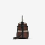  Túi Nữ Burberry Mini Check Bucket Bag 'Brown' 