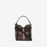  Túi Nữ Burberry Mini Check Bucket Bag 'Brown' 