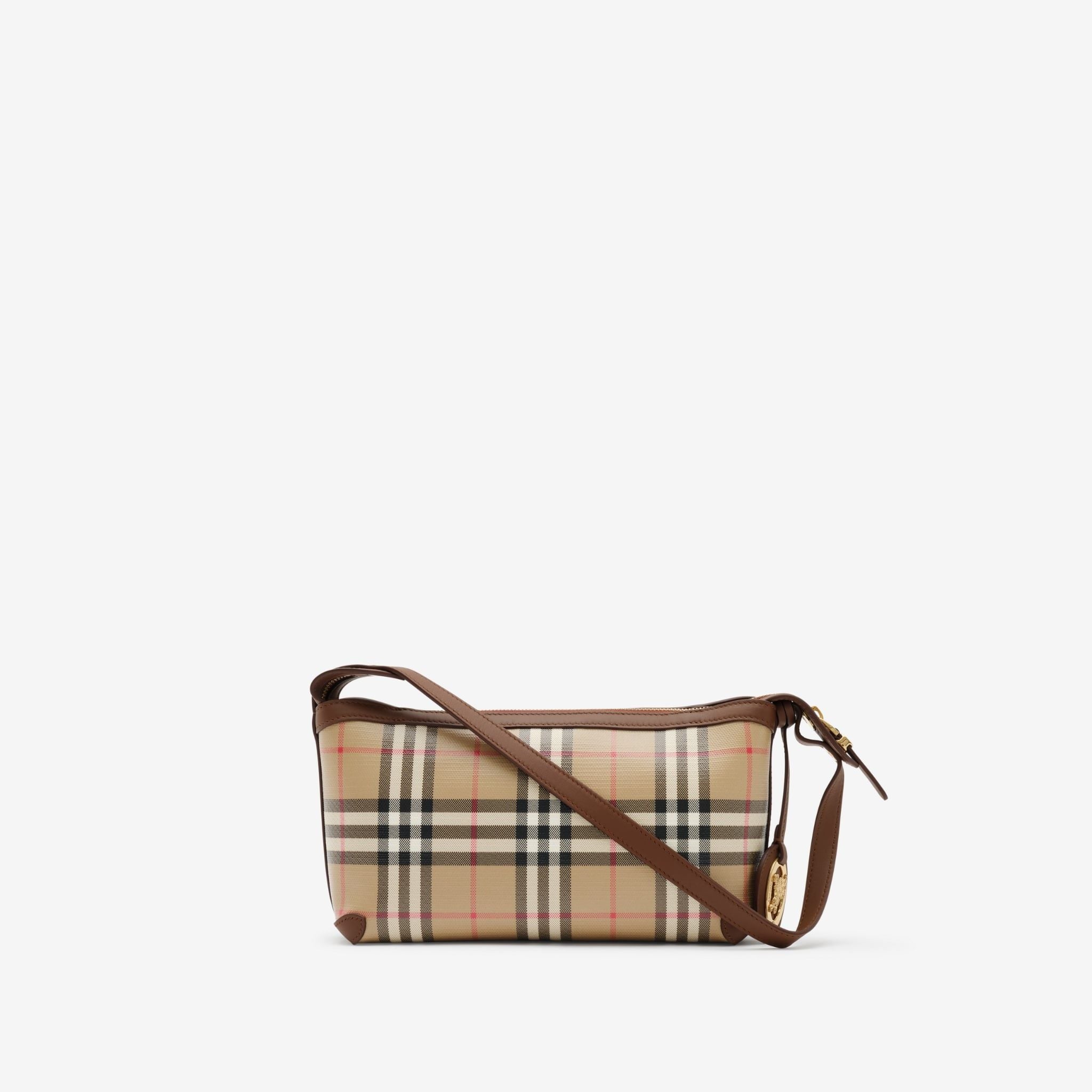  Túi Nữ Burberry Mini Check Shoulder Bag 'Beige' 