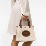  Túi Nữ Burberry Mini Clovelly Tote 'Natural' 
