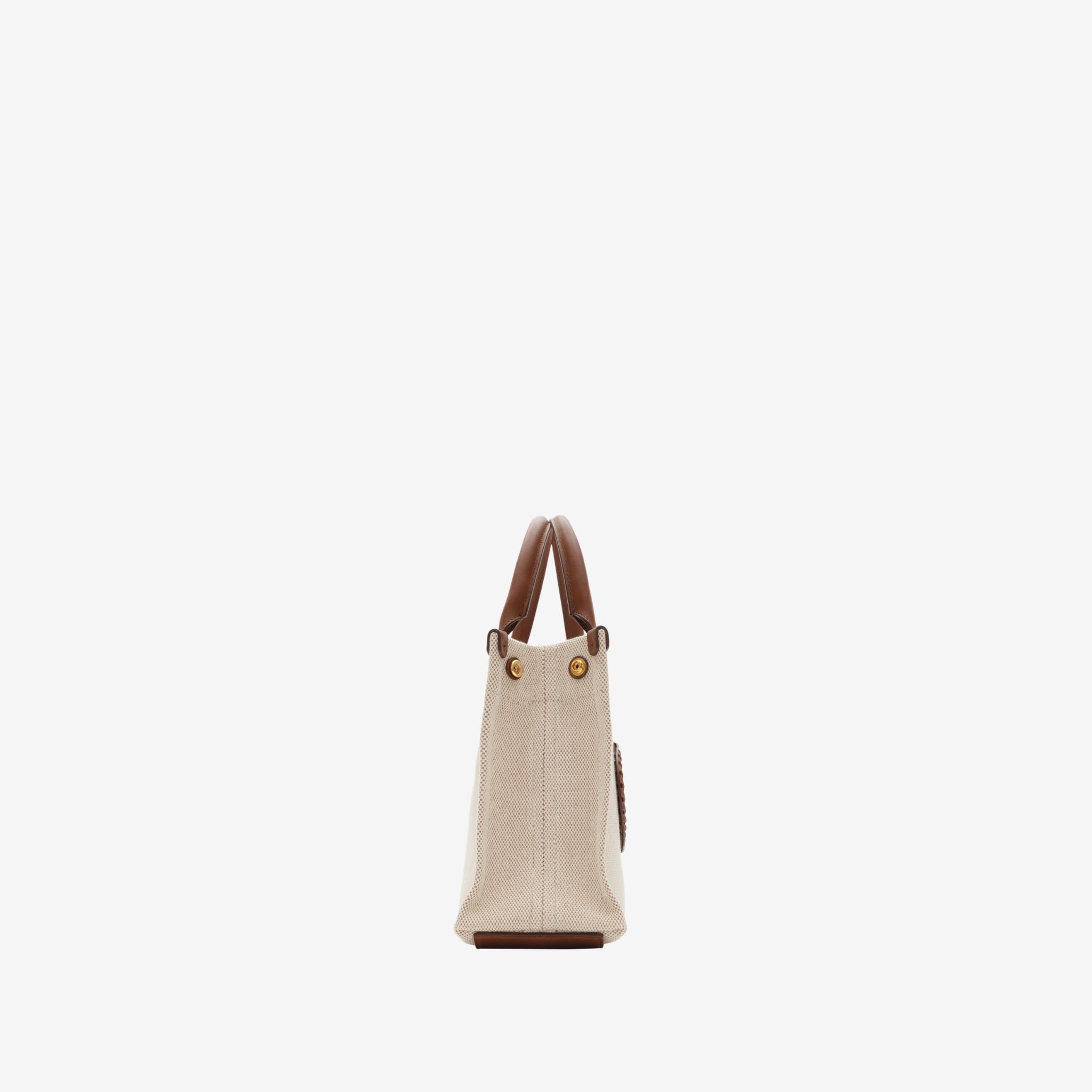  Túi Nữ Burberry Mini Clovelly Tote 'Natural' 