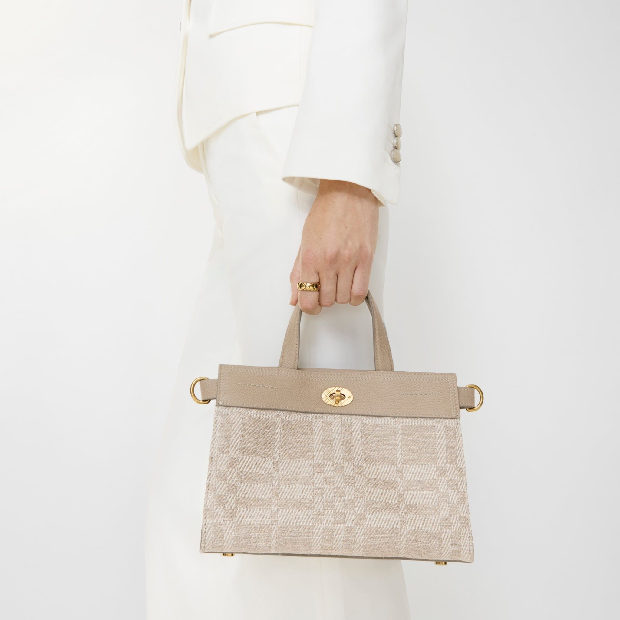  Túi Nữ Burberry Mini Cotswolds Tote 'Beige' 