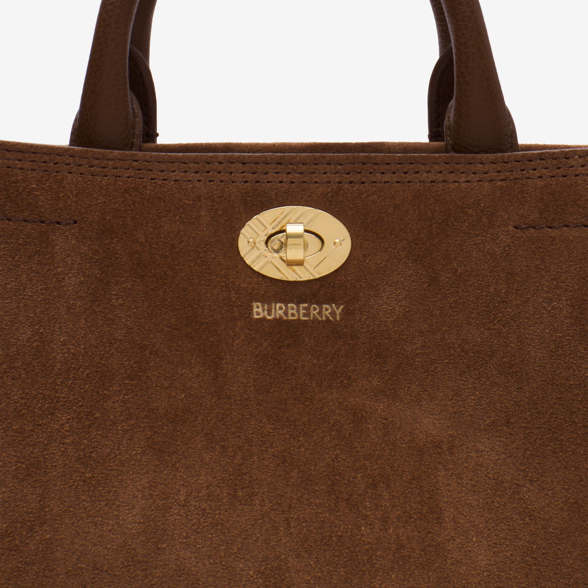  Túi Nữ Burberry Mini Cotswolds Tote 'Hazel Brown' 