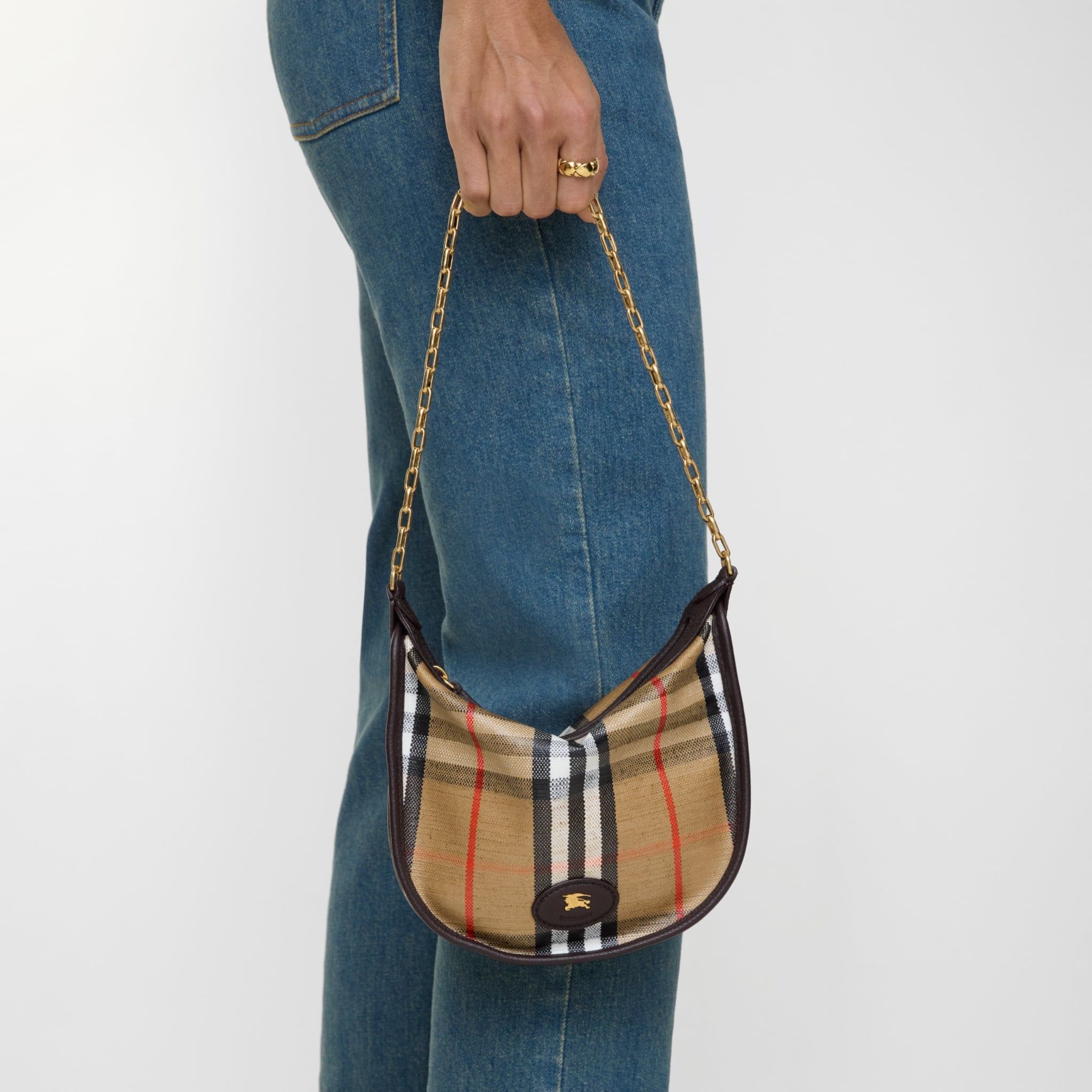  Túi Nữ Burberry Mini Highlands Chain Bag 'Beige' 