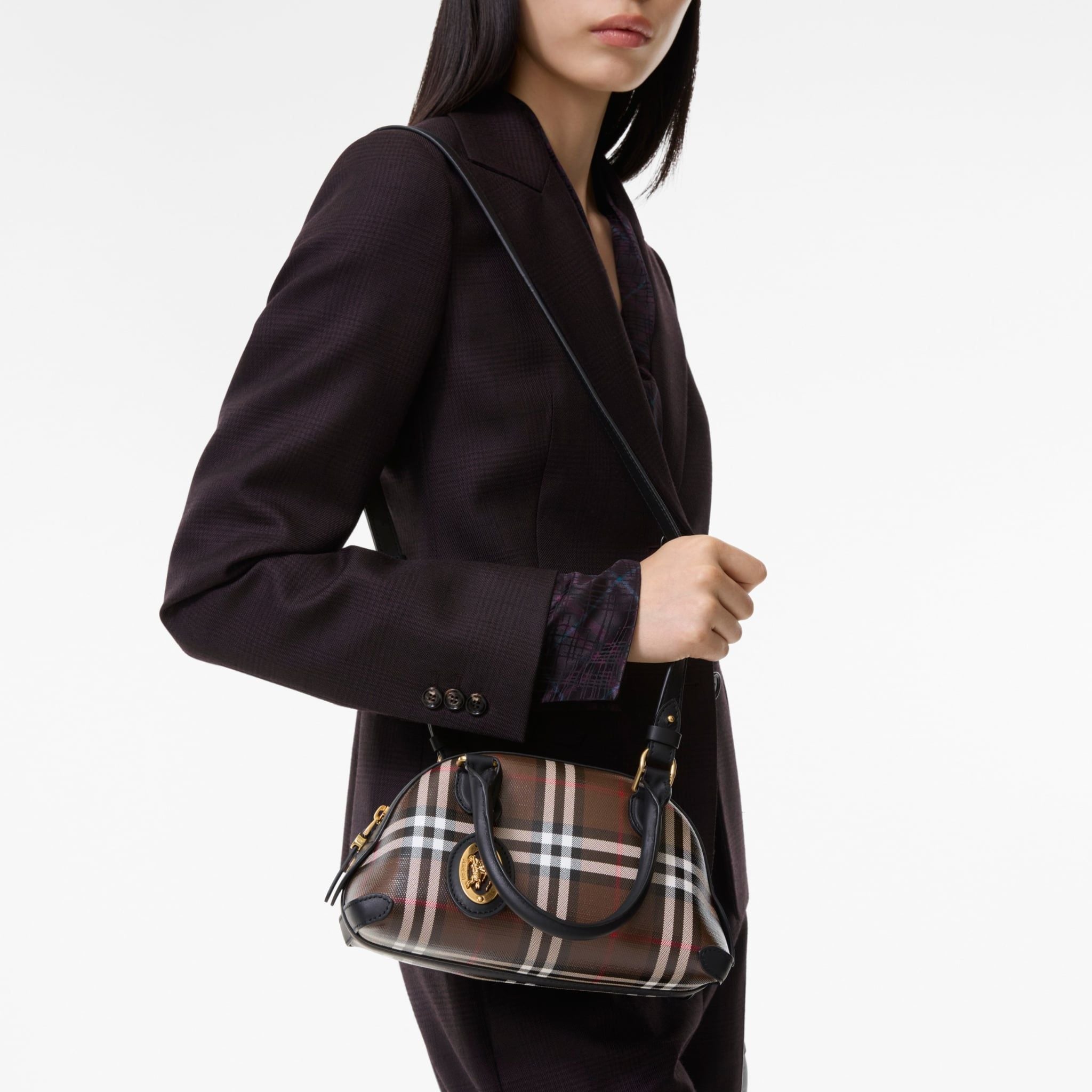  Túi Nữ Burberry Mini Primrose Bag 'Chocolate Brown' 
