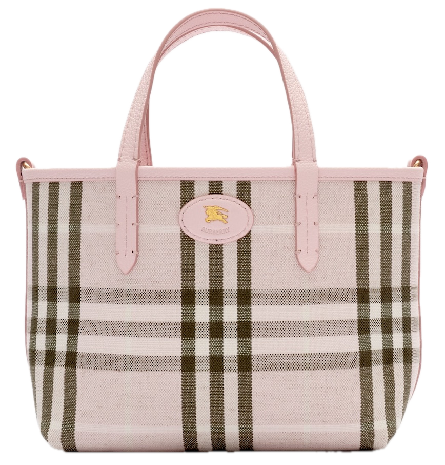  Túi Nữ Burberry Mini Reversible Bloomsbury Tote 'Pink' 