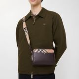  Túi Burberry Pop Check Crossbody Bag 'Brown' 