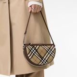  Túi Nữ Burberry Small Bridle Saddle Bag 'Beige' 