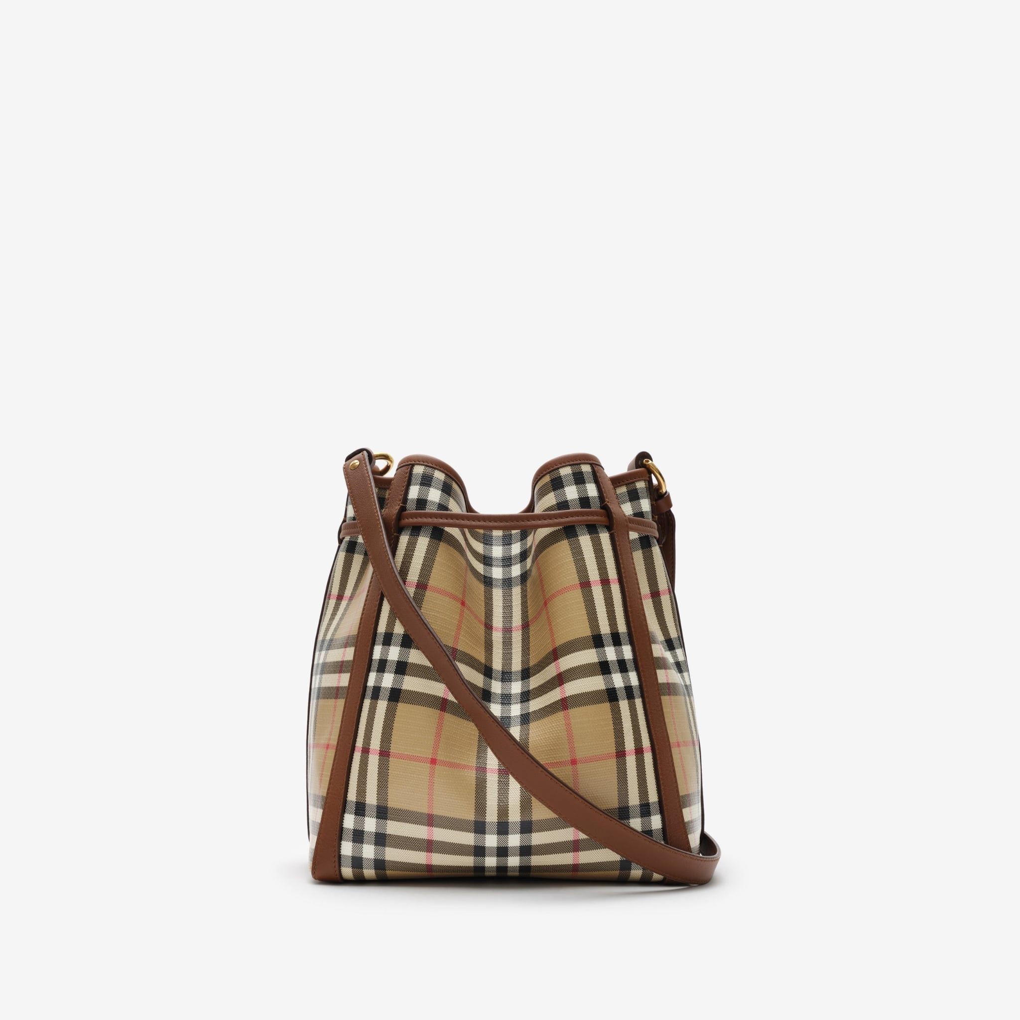  Túi Nữ Burberry Small Check Bucket Bag 'Beige' 