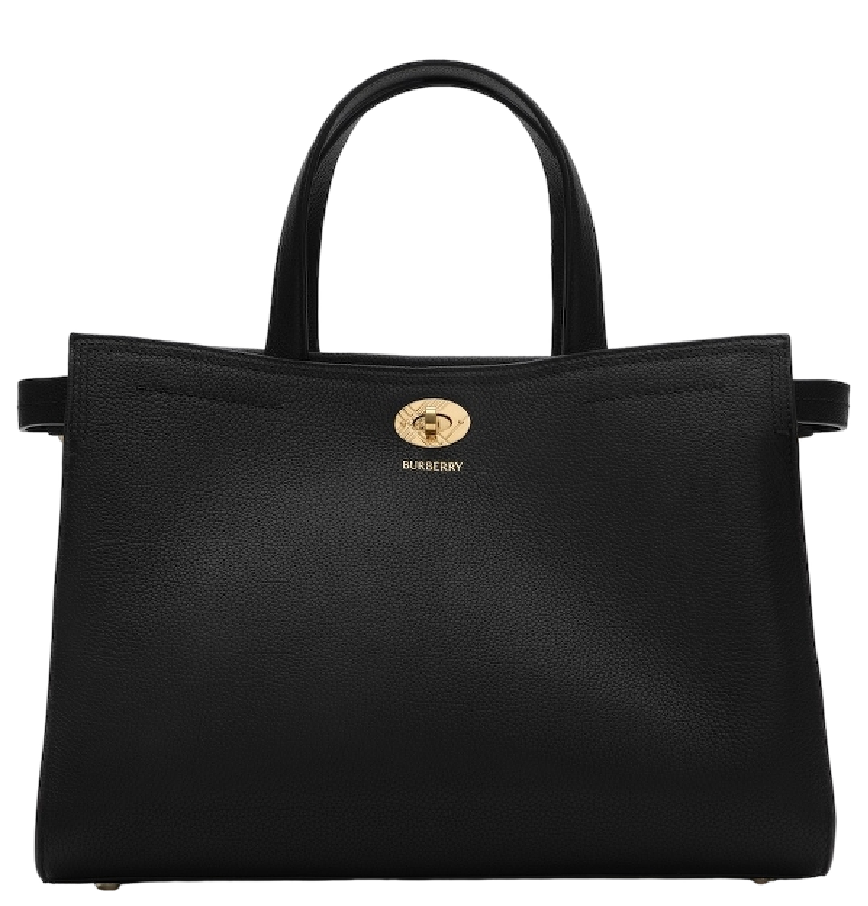  Túi Nữ Burberry Small Check Cotswolds Tote 'Black' 