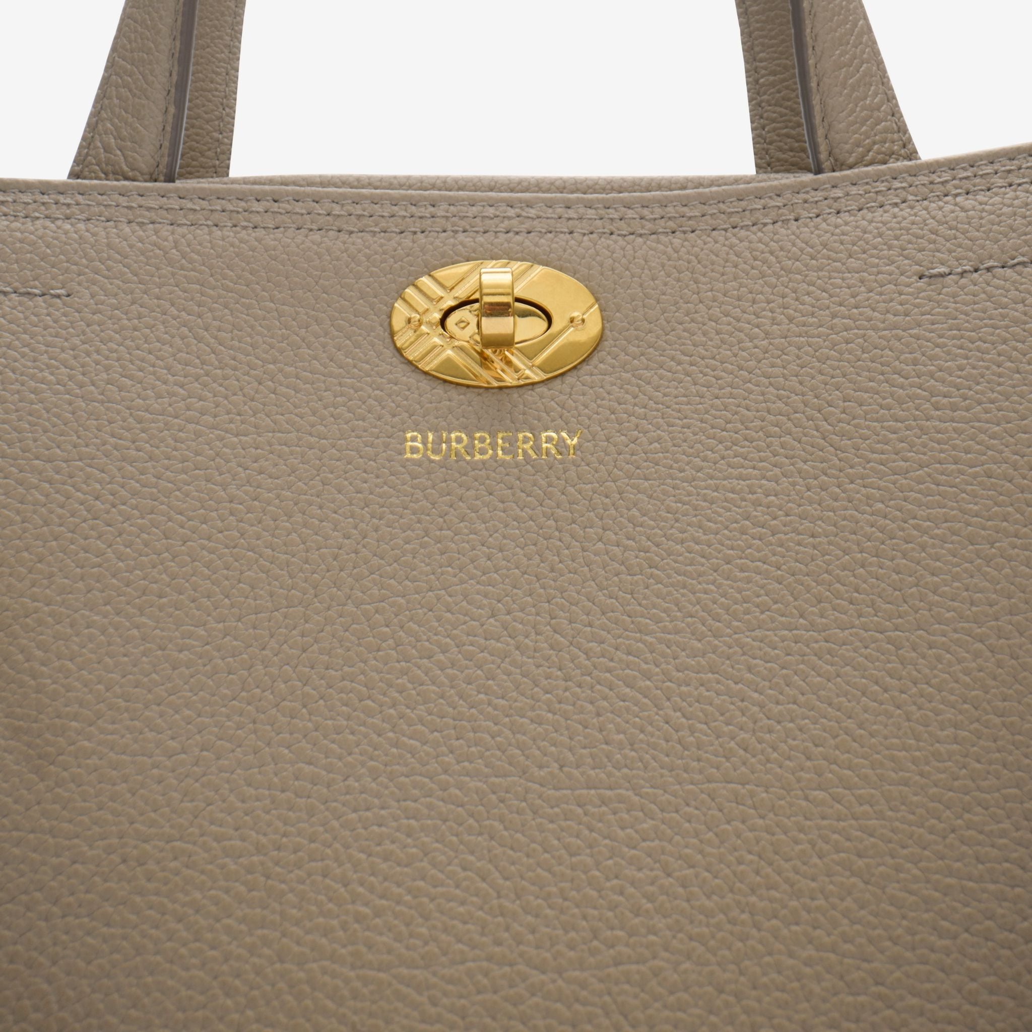  Túi Nữ Burberry Small Check Cotswolds Tote 'Mushroom Beige' 