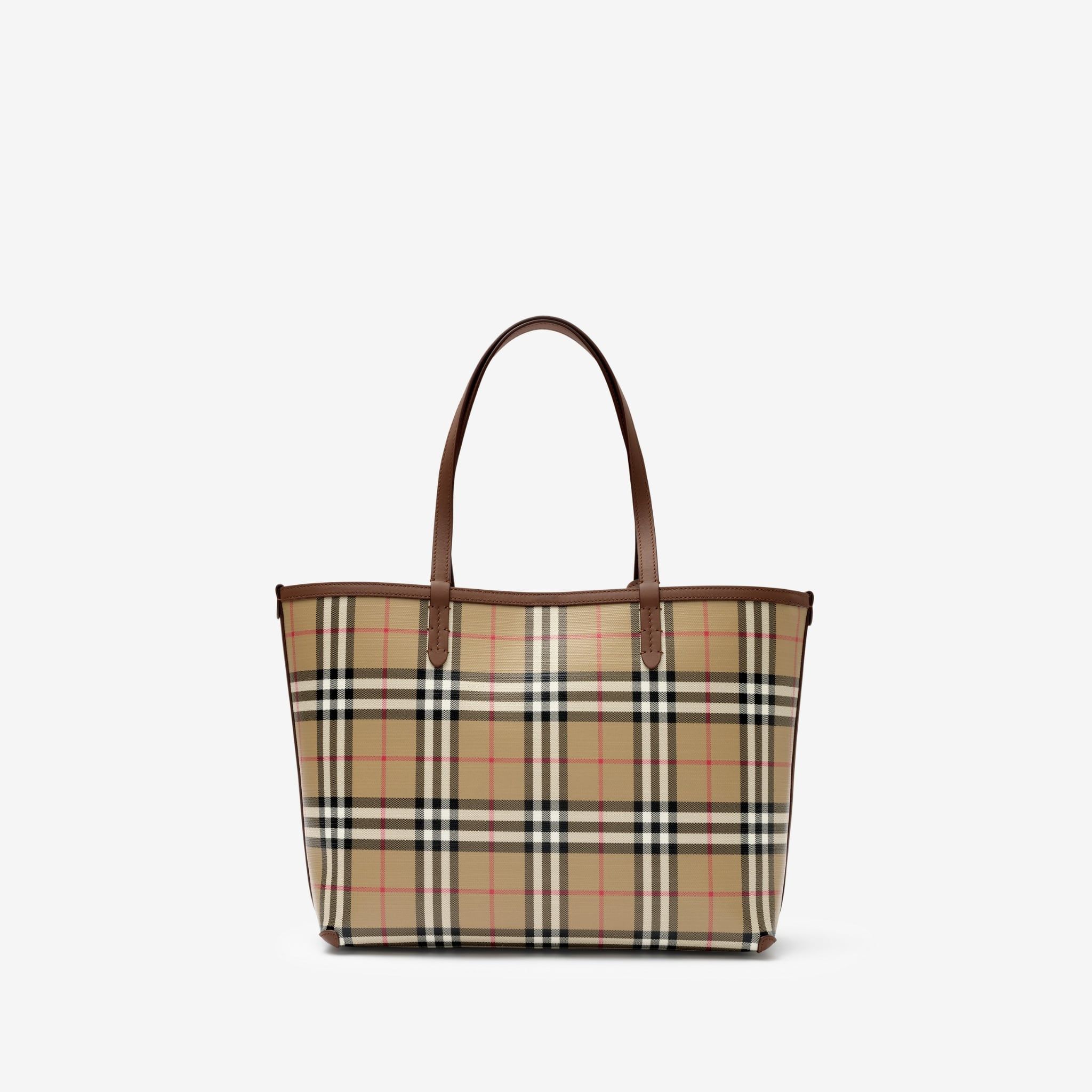  Túi Nữ Burberry Small Check Tote 'Beige' 