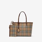  Túi Nữ Burberry Small Check Tote 'Beige' 