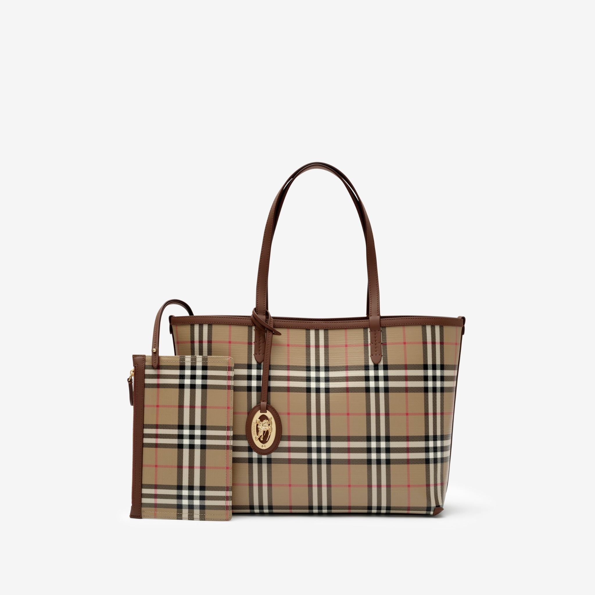  Túi Nữ Burberry Small Check Tote 'Beige' 