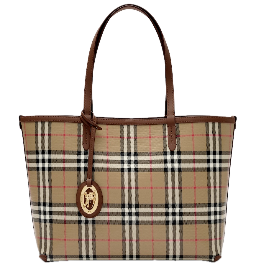  Túi Nữ Burberry Small Check Tote 'Beige' 