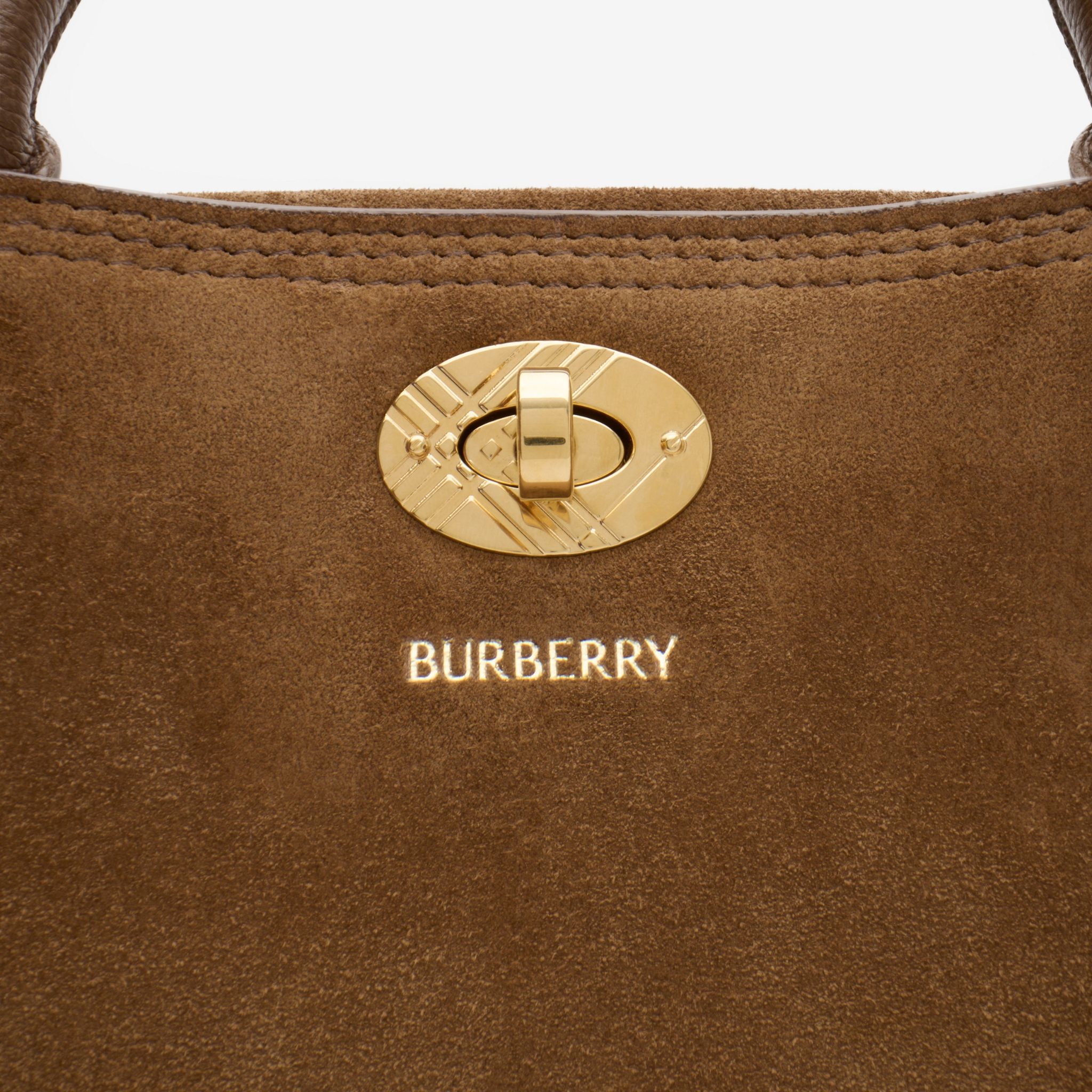  Túi Nữ Burberry Small Cotswolds Tote 'Hazel Brown' 