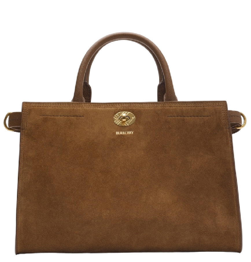  Túi Nữ Burberry Small Cotswolds Tote 'Hazel Brown' 