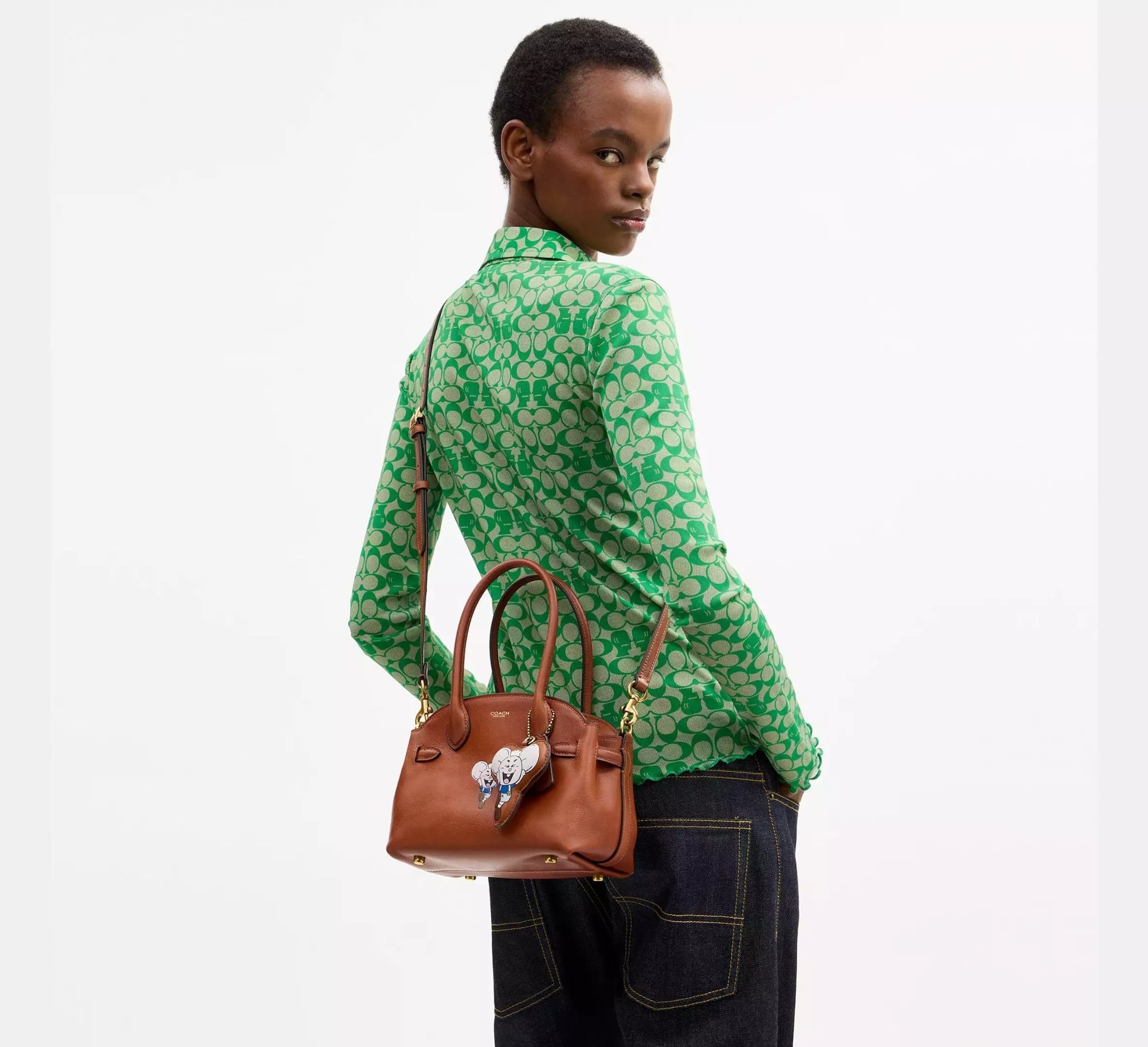  Túi Nữ Coach Brain Dead Empire Carryall Bag 21 'Brown' 