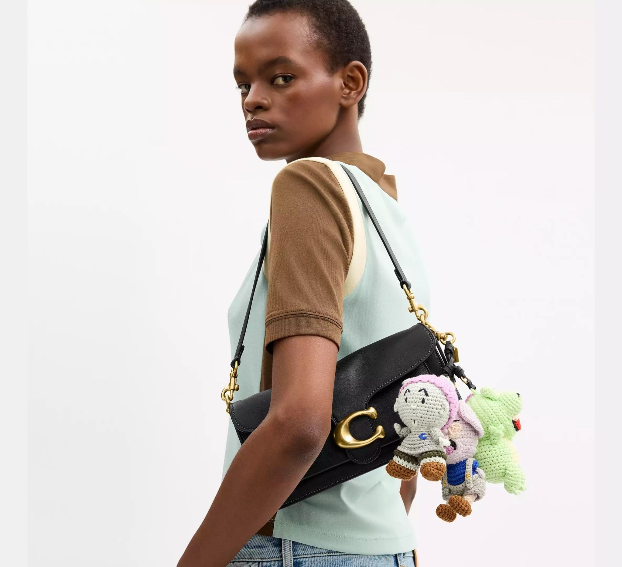  Túi Nữ Coach Brain Dead Soft Tabby Shoulder Bag 26 'Black' 