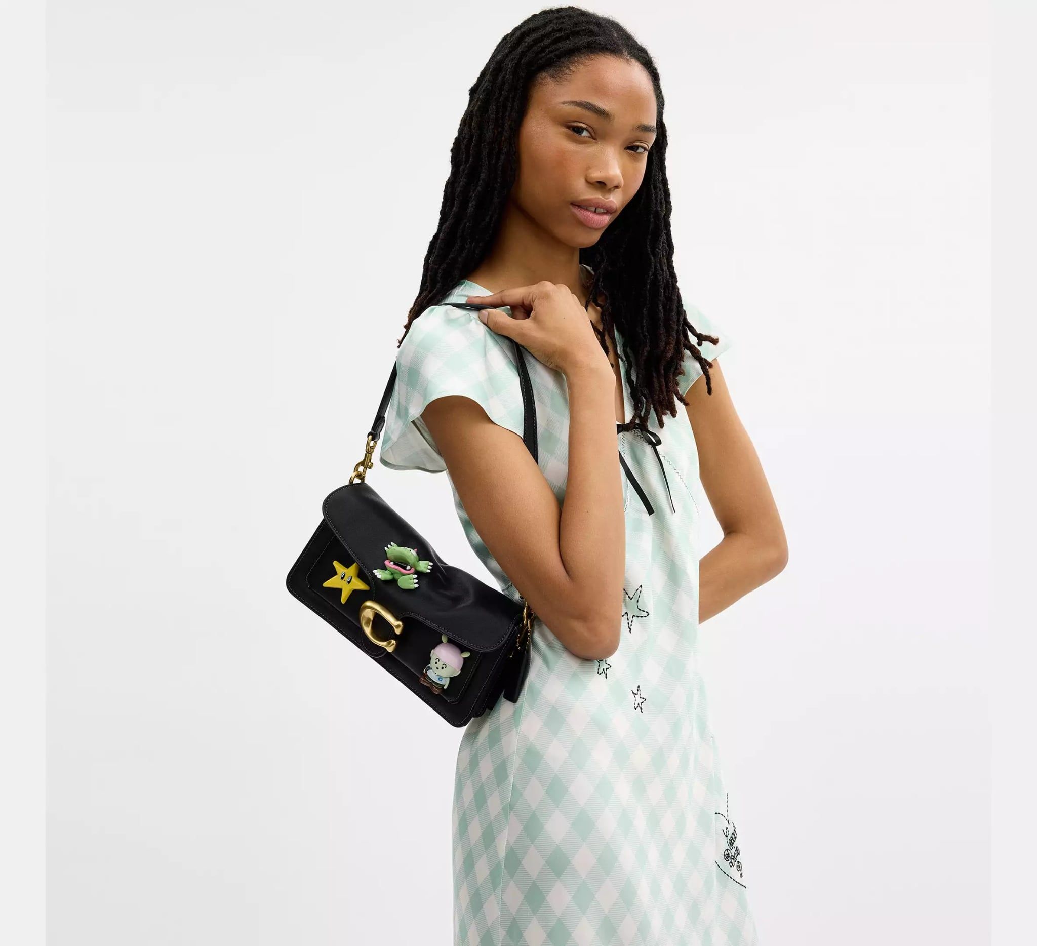 Túi Nữ Coach Brain Dead Soft Tabby Shoulder Bag 26 'Black' 