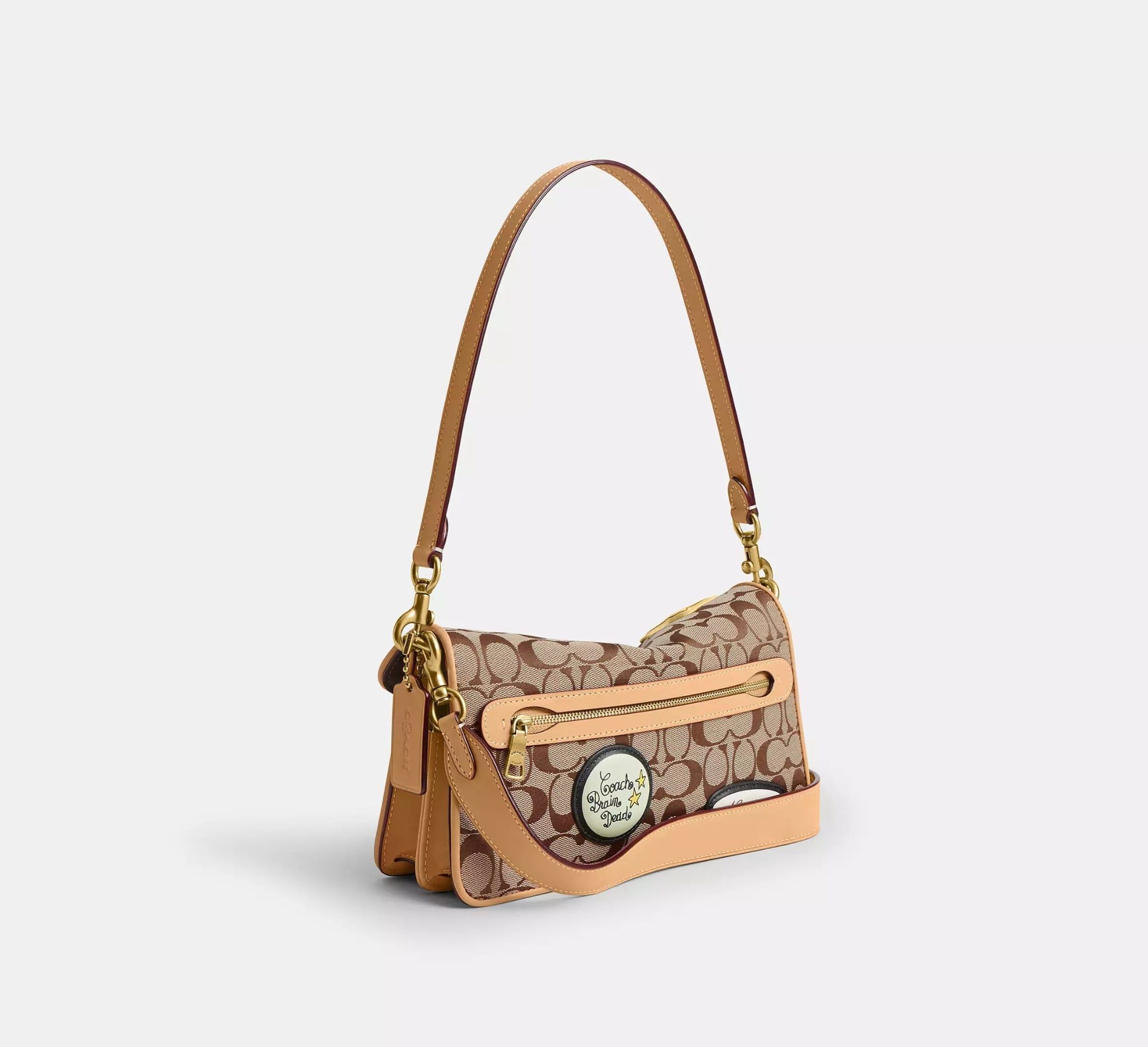  Túi Nữ Coach Brain Dead Soft Tabby Shoulder Bag 26 'Brass' 