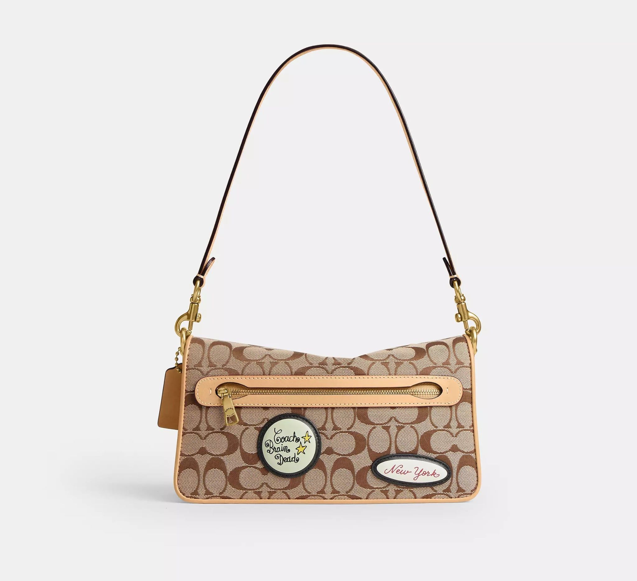  Túi Nữ Coach Brain Dead Soft Tabby Shoulder Bag 26 'Brass' 