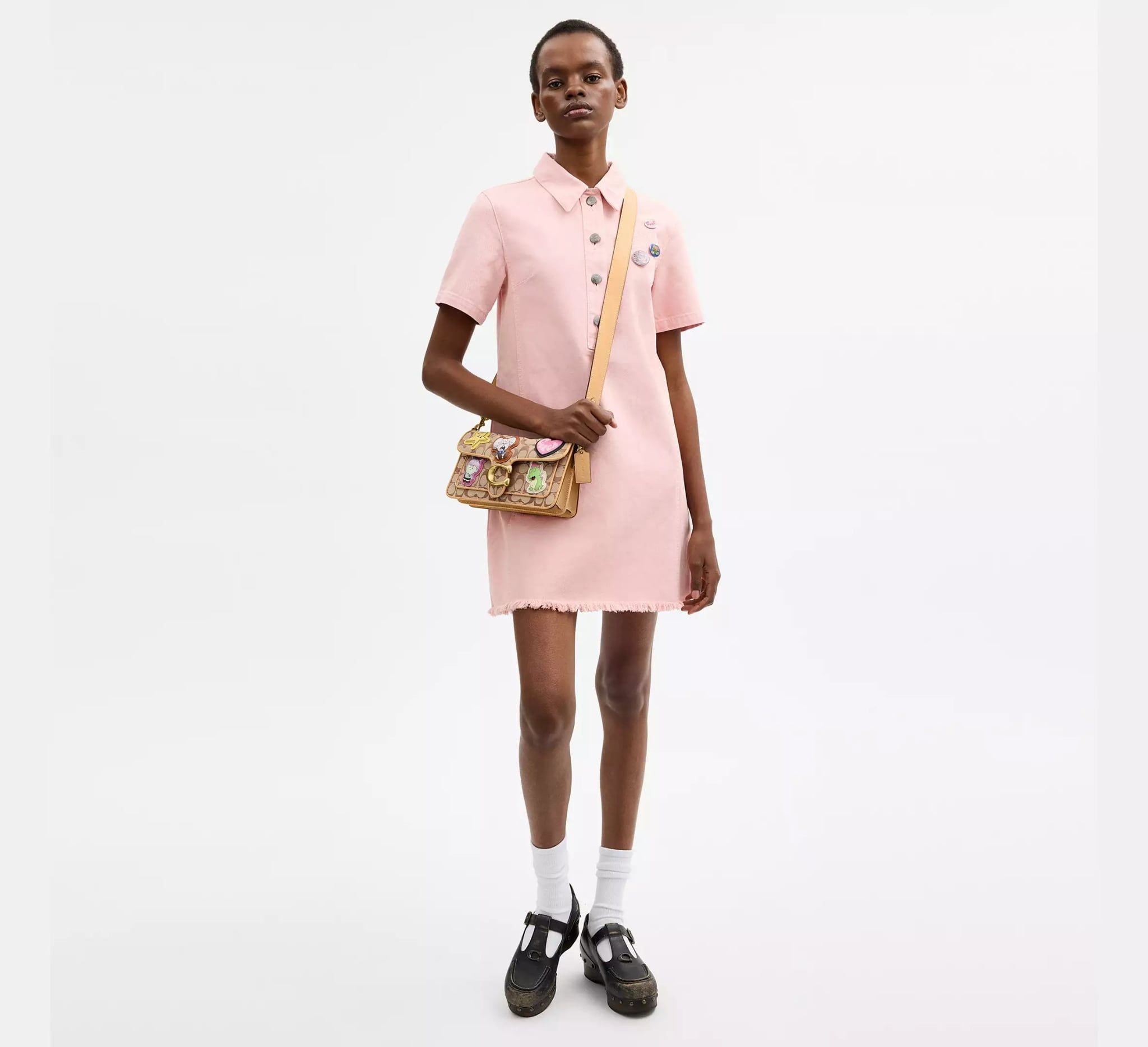  Túi Nữ Coach Brain Dead Soft Tabby Shoulder Bag 26 'Brass' 