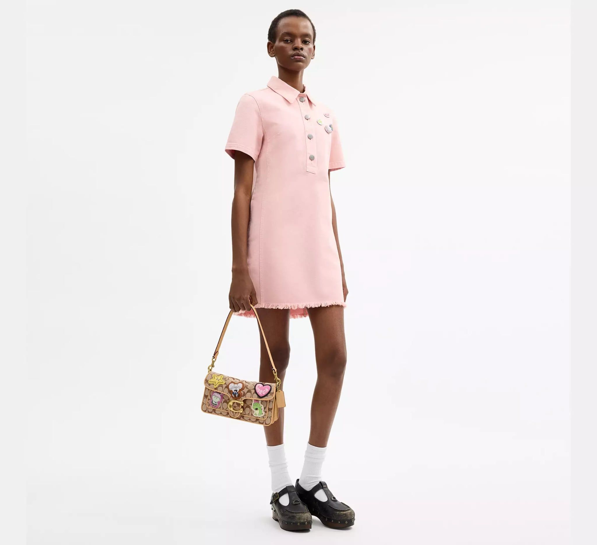  Túi Nữ Coach Brain Dead Soft Tabby Shoulder Bag 26 'Brass' 