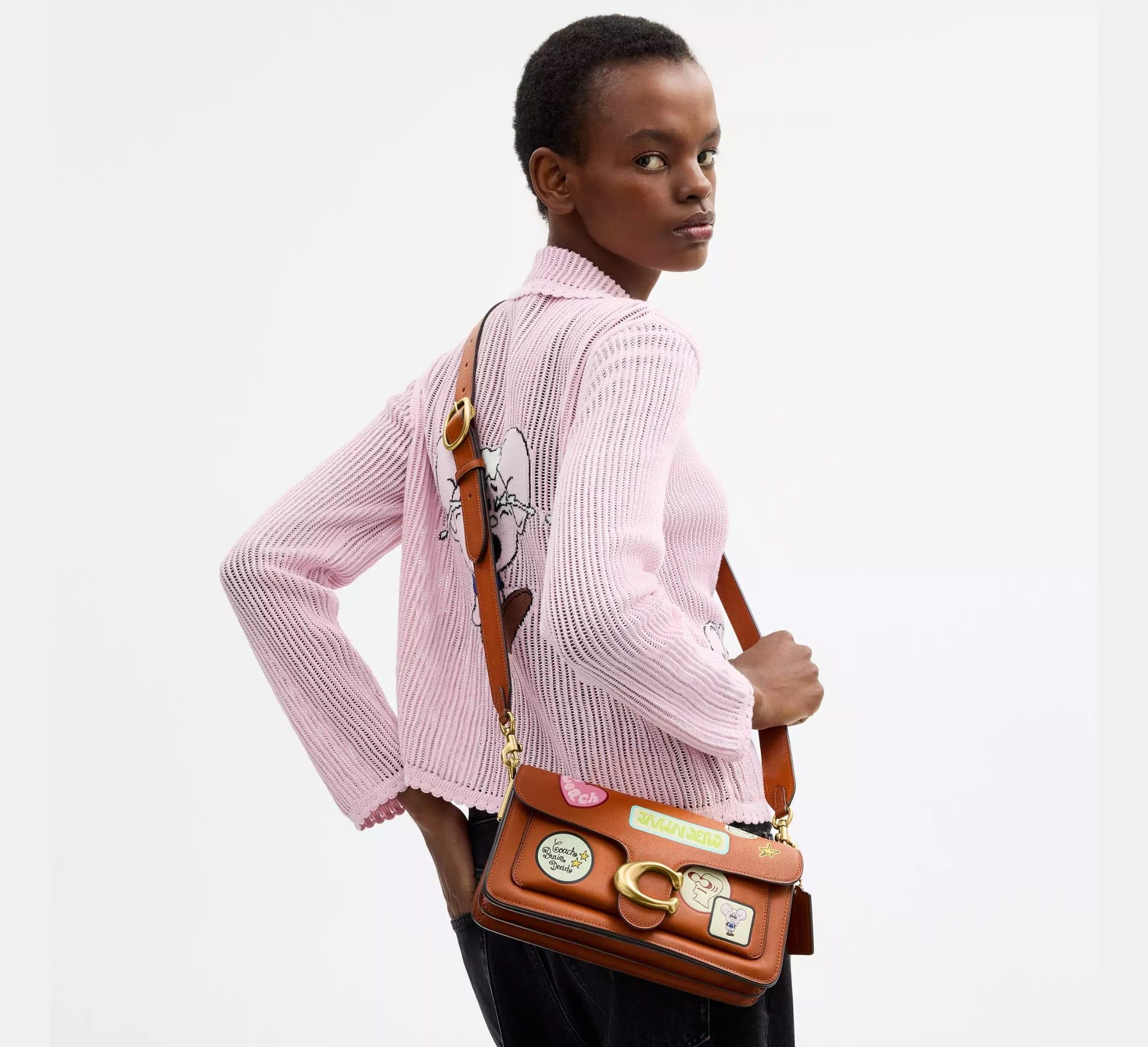  Túi Nữ Coach Brain Dead Soft Tabby Shoulder Bag 26 'Brown' 
