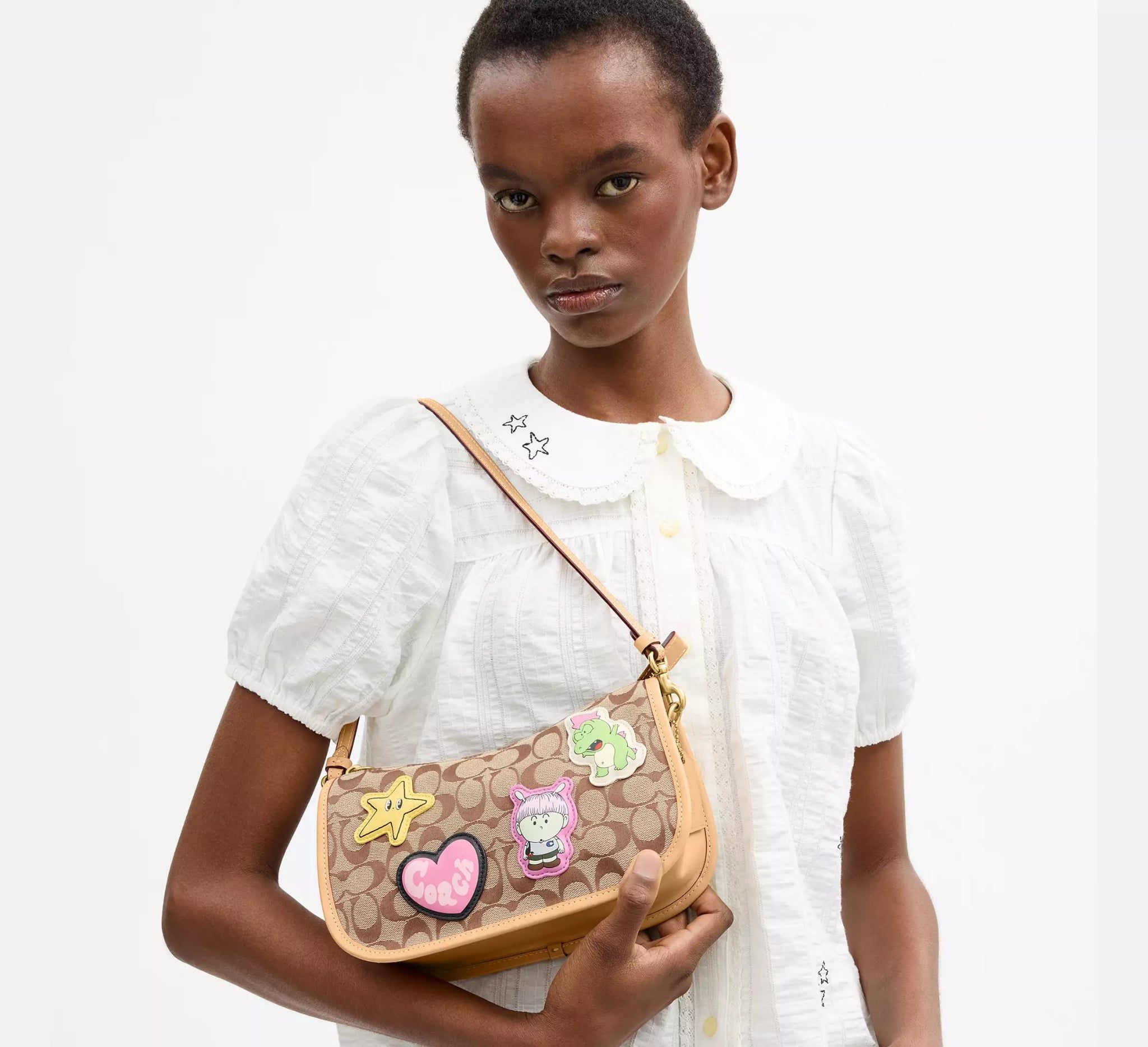  Túi Nữ Coach Brain Dead Waverly Bag 'Brass' 