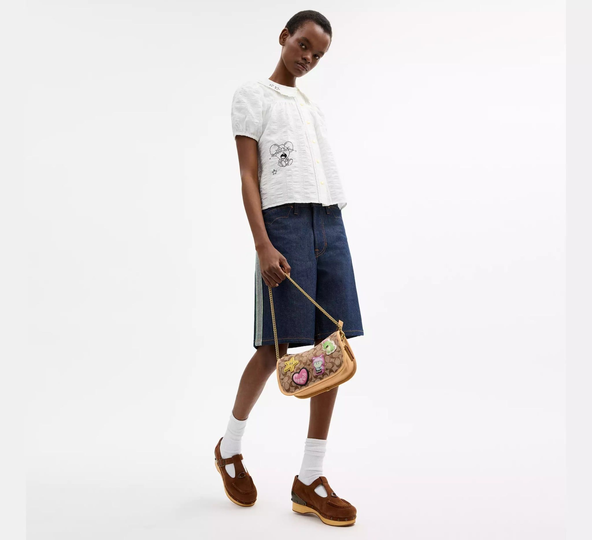  Túi Nữ Coach Brain Dead Waverly Bag 'Brass' 