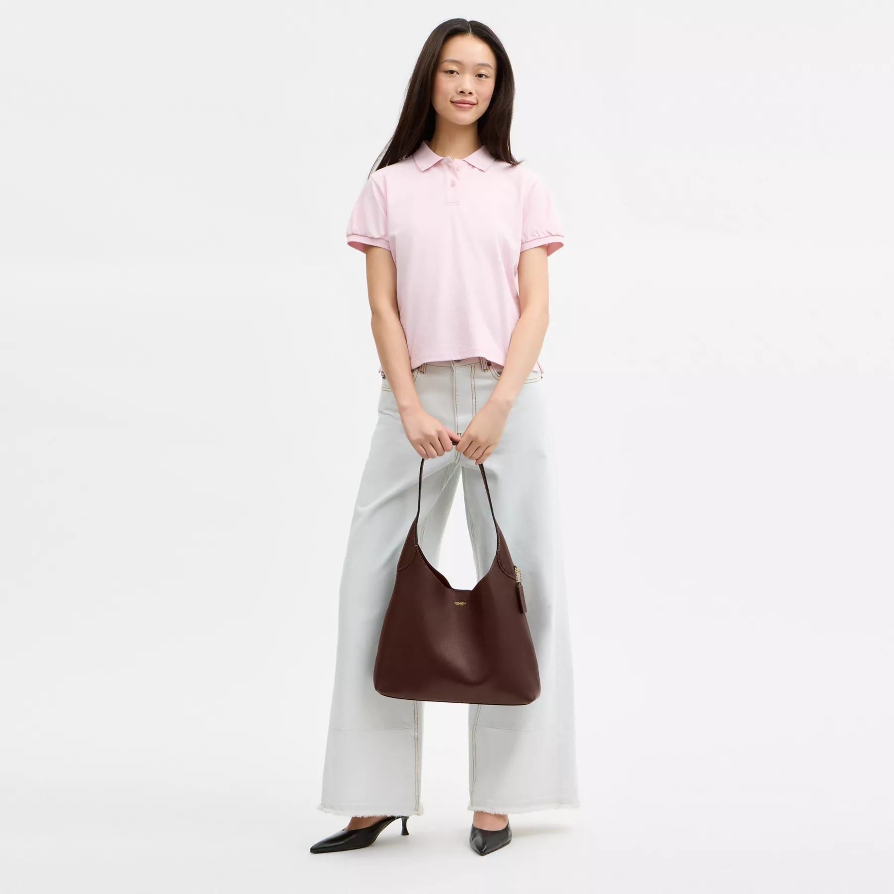  Túi Nữ Coach Brooklyn Shoulder Bag 34 'Maple' 