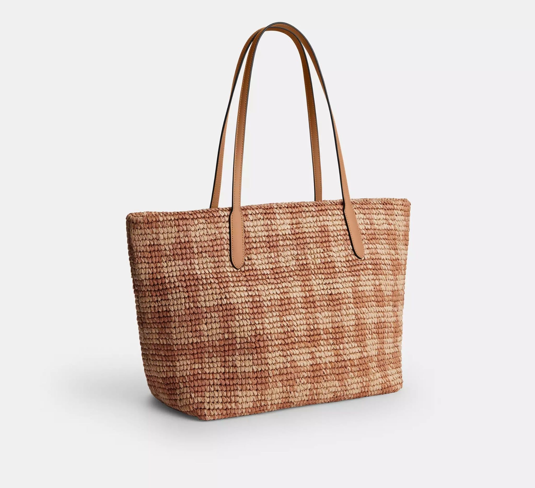  Túi Nữ Coach City Tote Bag Gingham Print 'Tan' 